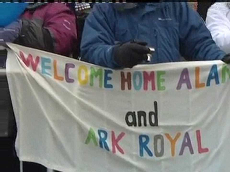 HMS Ark Royal returns home for the last time
