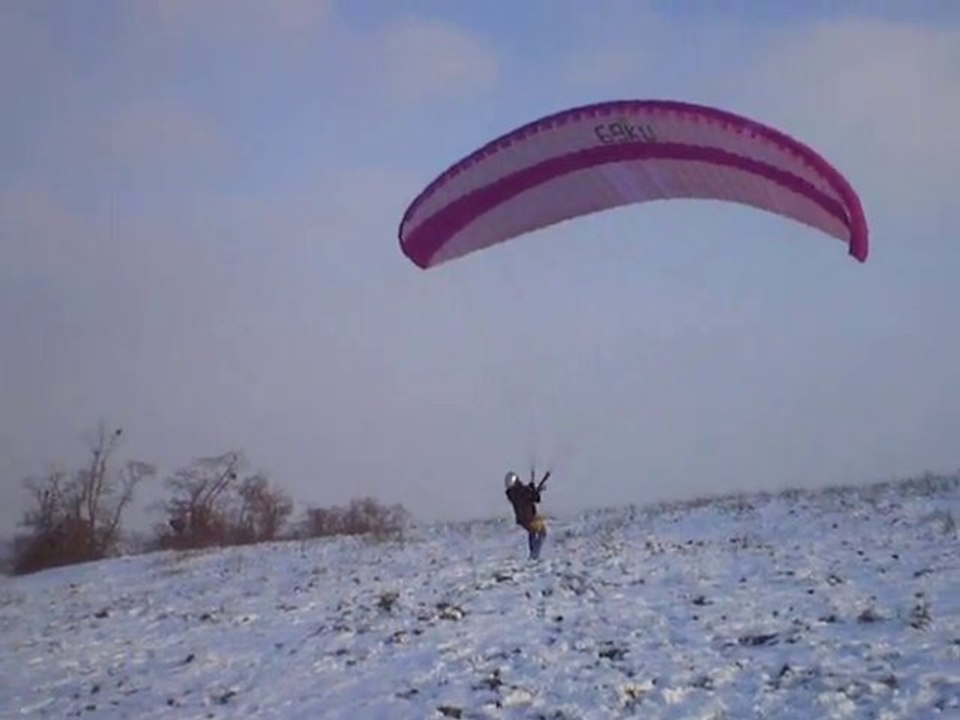 parapente a Doue 03-12-2010