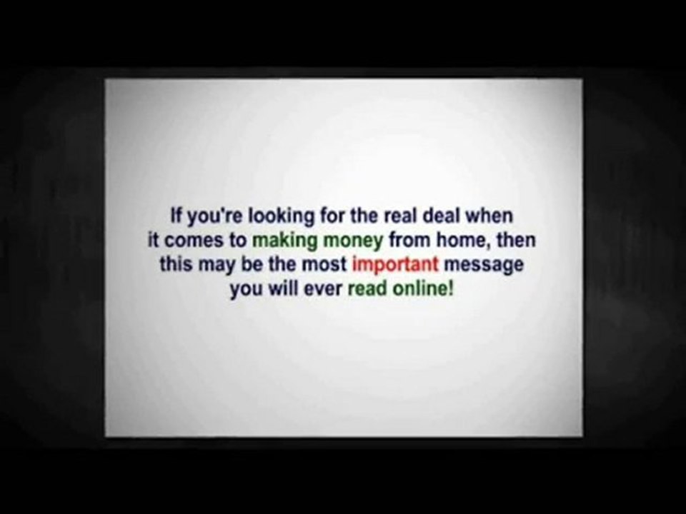 Legitimate Work at Home Jobs | Easy Money Online!