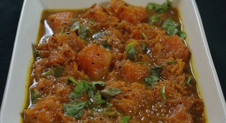 Cuisine indienne Kaddu ki sabji