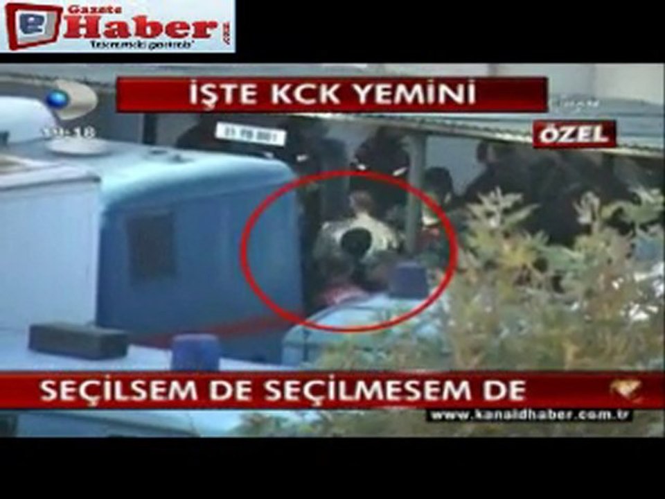 Vekillere KCK yemini ettirmişler