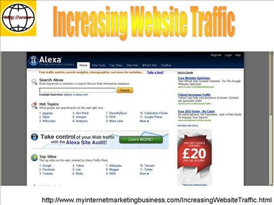 Increasing Website Traffic