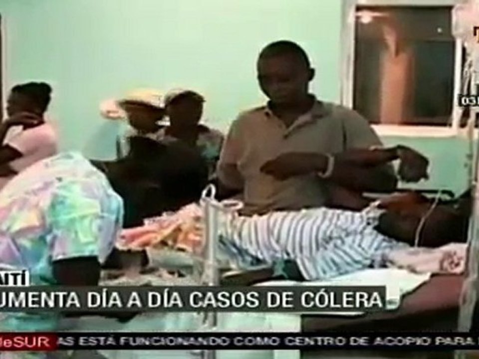 Sigue creciendo el cólera en Haití