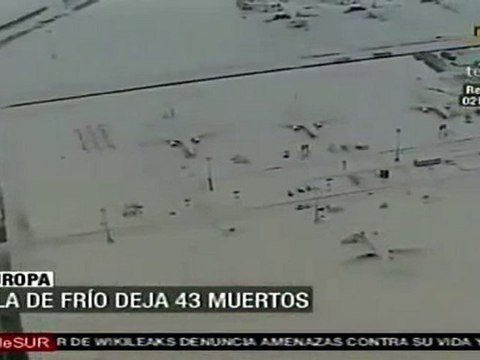 Ola de frío en Europa deja 45 muertos