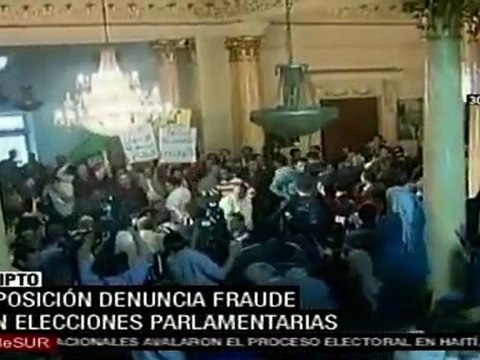 En Egipto la oposición denuncia fraude en Elecciones Parlamentarias
