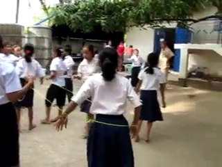 La récréation des élèves de la classe A.F.S.