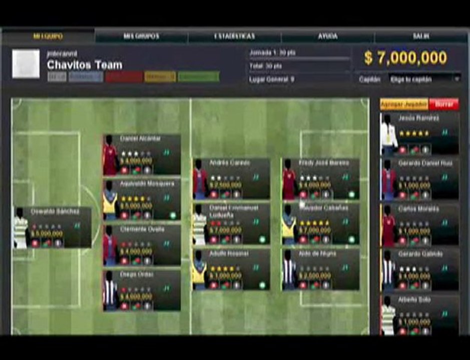 Medio Tiempo.com - Tutorial Liga Fantástica 2010 2
