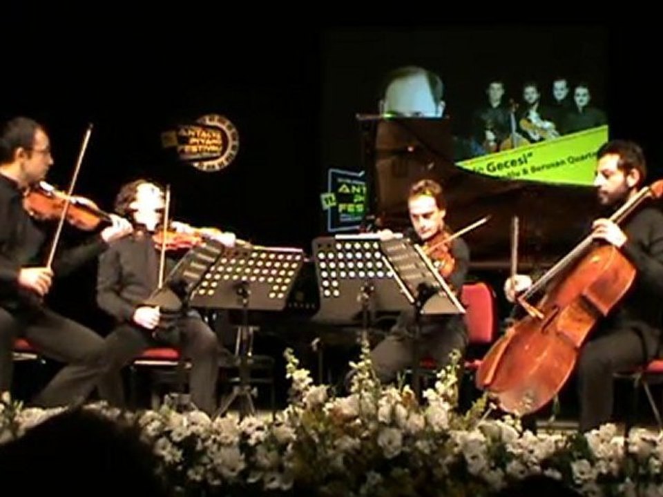 Borusan Quartet Antalya Piyano Festivali'nde