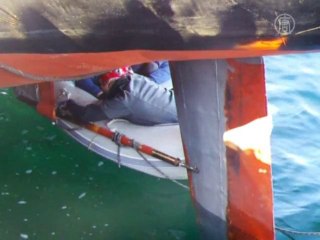 Яхту «Петр I» поставили на зимовку