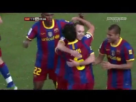 Xavi scores 1-0 [FC Barcelona-Real Madrid, 5-0, 29/11/2010]