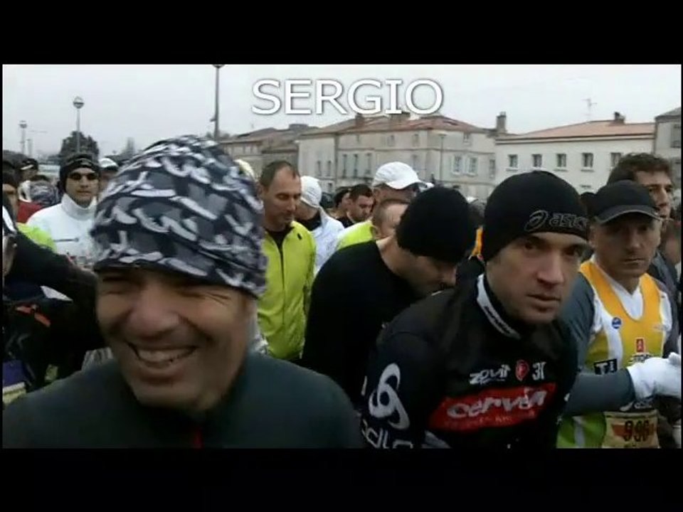 MARATHON DE LA ROCHELLE 28 NOVEMBRE 2010 ERIC ET SERGE