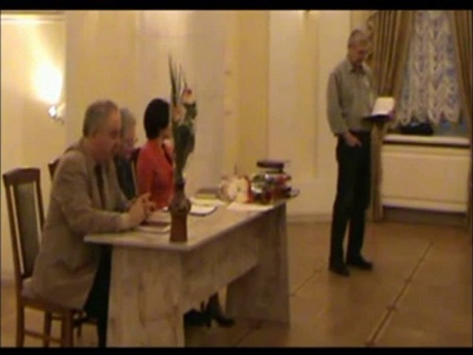 Владимир Судаков на презентации сборника "Шрамы на сердце"