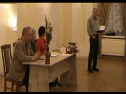 Владимир Судаков на презентации сборника Шрамы на сердце