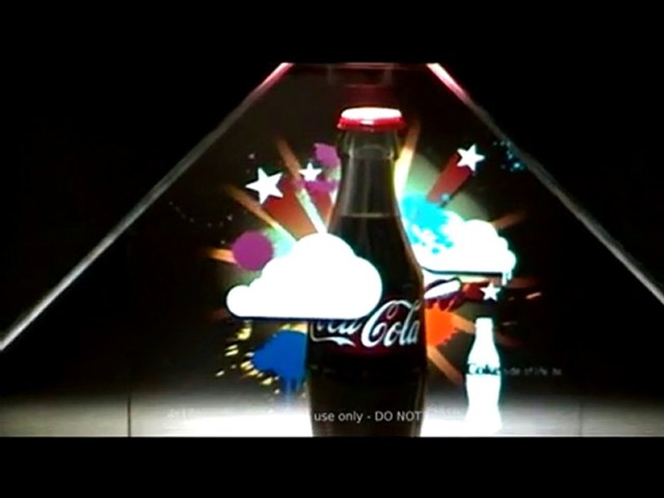 Illusions 3D et coca-cola