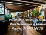 Restaurante granada flamenco en albaycin, Jardines de Zoraya