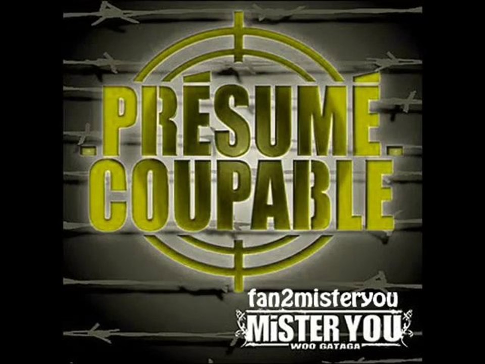 Mister You Freestyle Yougataga ALBUM Presume Coupable 2010