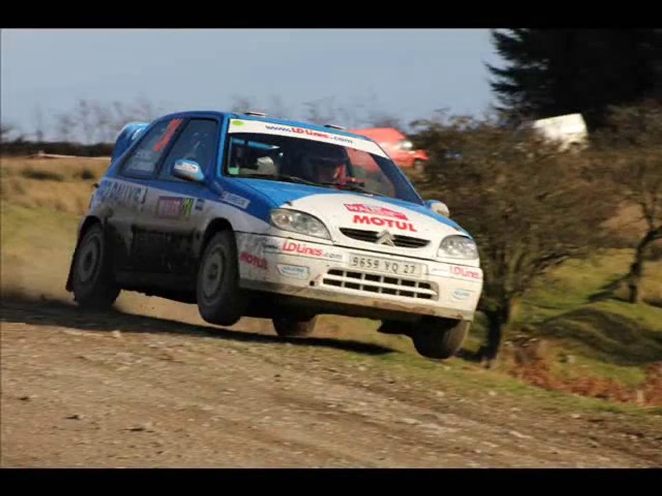Julien Fouques and Bryan Hull National Rally GB 2010
