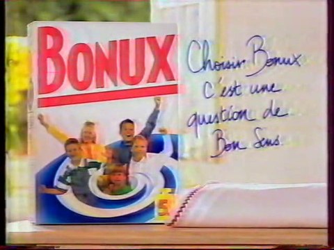 Publicité lessive Bonux 1997