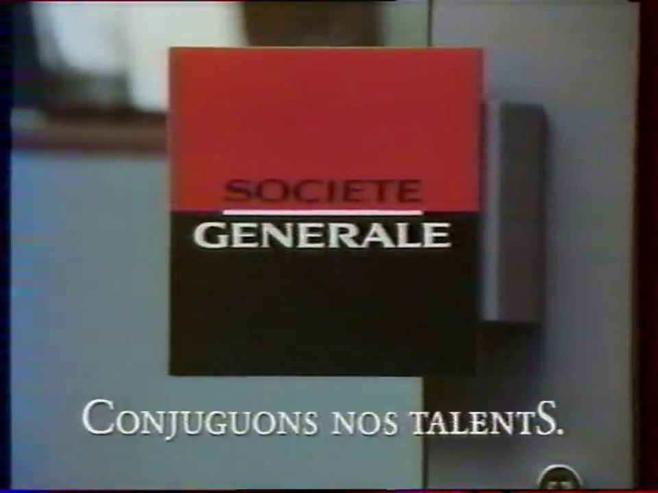 Publicité Banques Societe Generale 1990