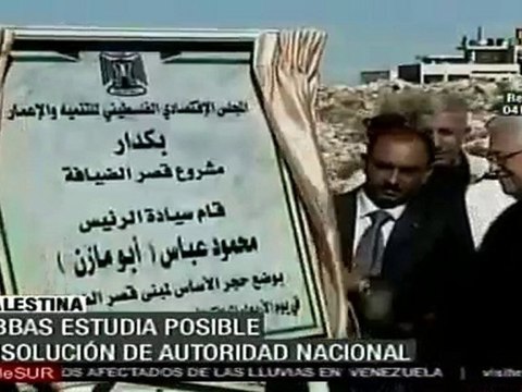 Abbas estudia la posible disolución de la Autoridad Nacional