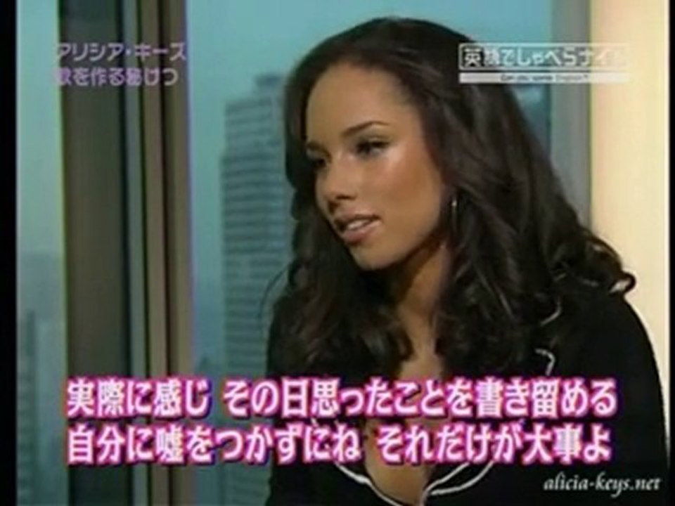 Alicia Keys on japanese tv show