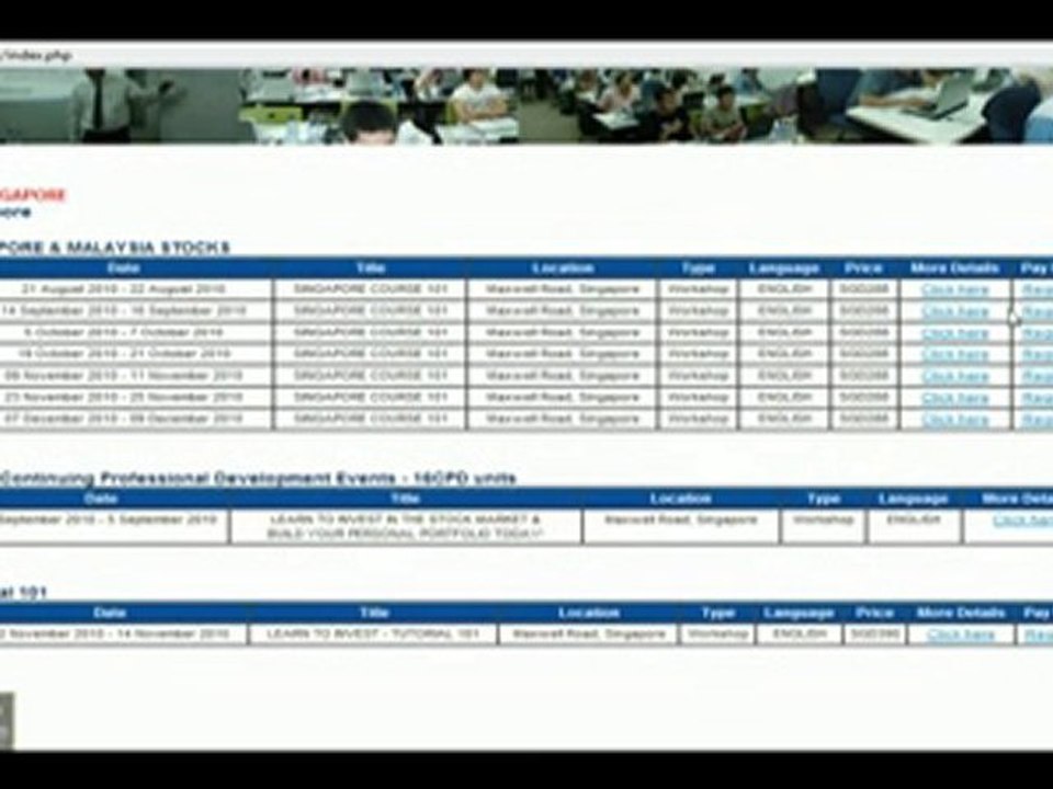 How to find value investing courses/workshops/seminars