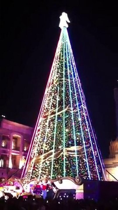 USJのクリスマスツリー(2010年ユニバーサル・スタジオ)
