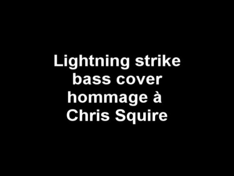 lightning strike bass cover hommage à chris squire
