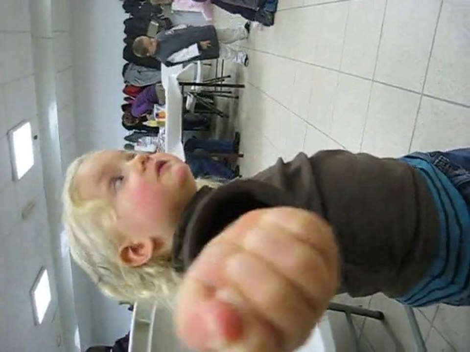 Jaïme veut aussi faire du karaté!!!!