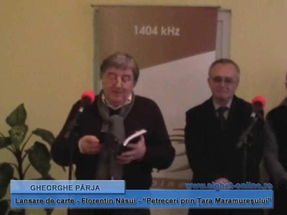 Gheorghe Parja - lansare Florentin Nasui