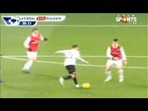 buts match Arsenal vs Fulham 2-1 Buts Samir Nasri