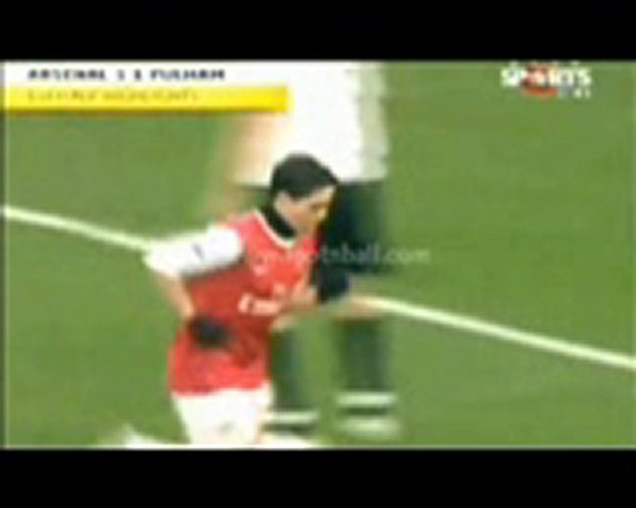 Arsenal Fulham 2-1 Buts Samir Nasri (04-12-2010)