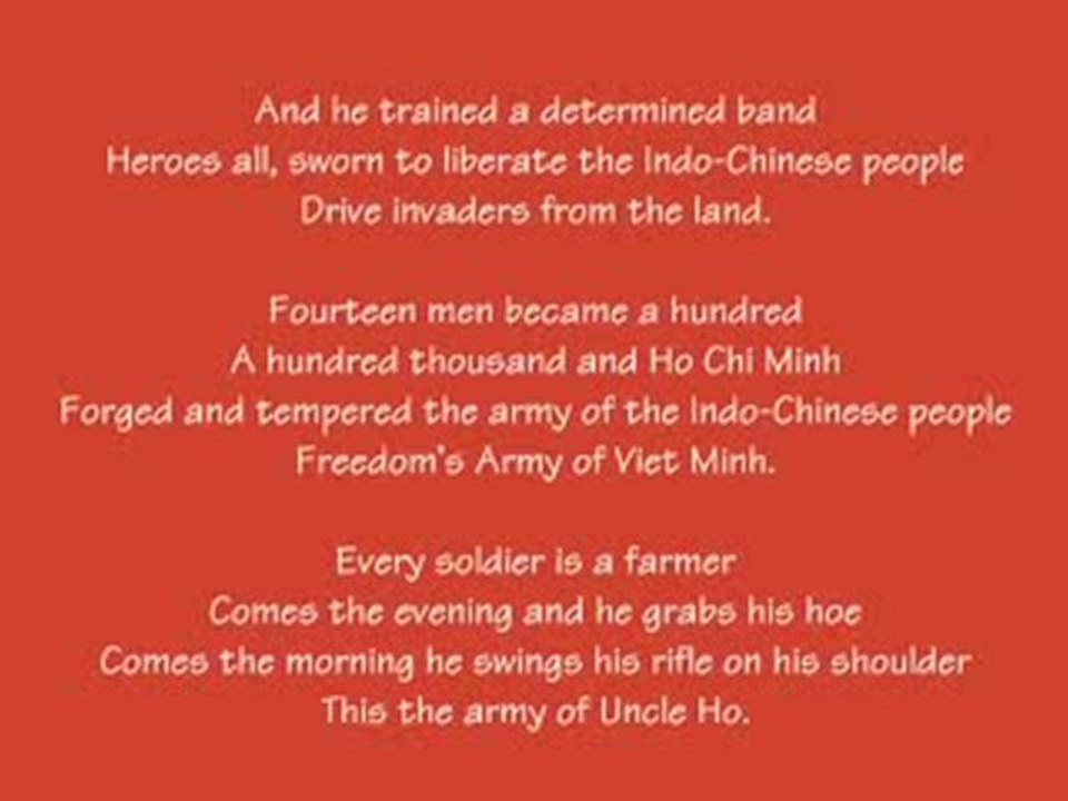 Ballad of Ho Chi Minh- Bai ca Ho Chi Minh (Ewan MacColl)-