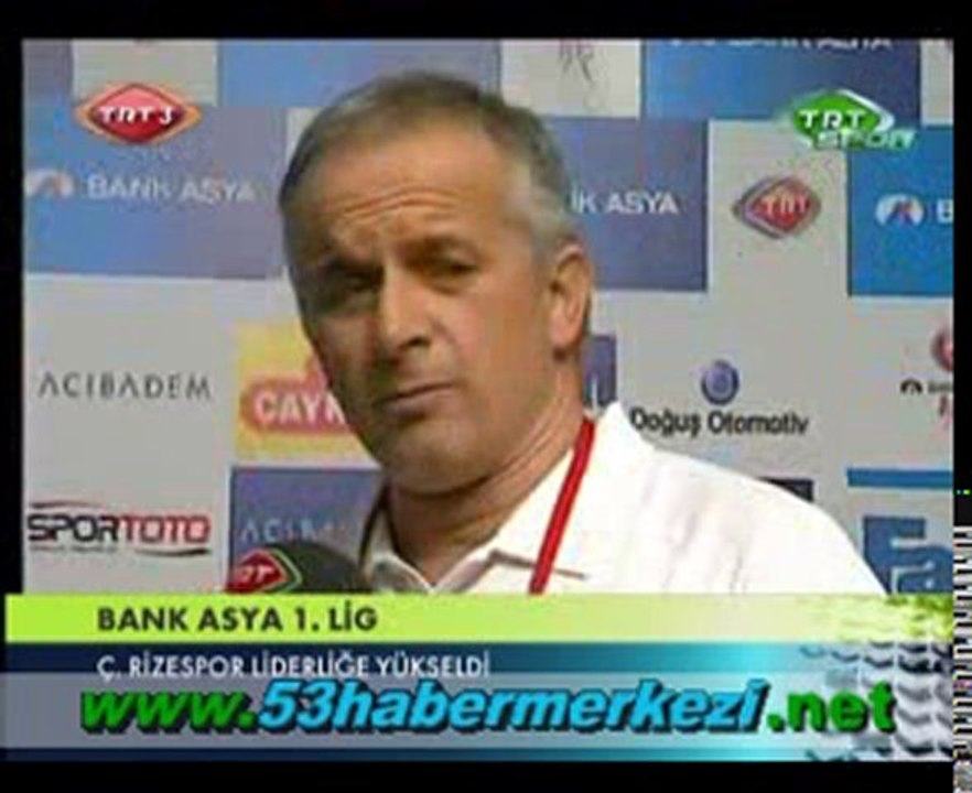 Çaykur Rizespor - Adanaspor Maç Sonrası Açıklamalar