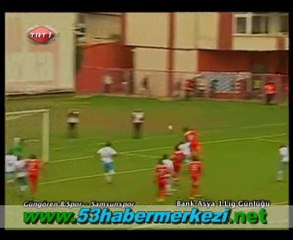 Güngören Belediyespor: 1 - Samsunspor: 0