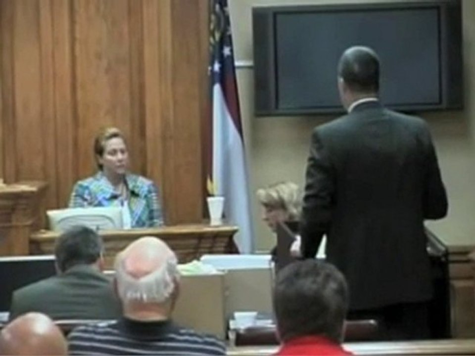 Demosthenes Lorandos focusses witness during Craft trial.