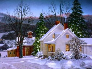 ESIK A HÓ FÜRE FÁRA