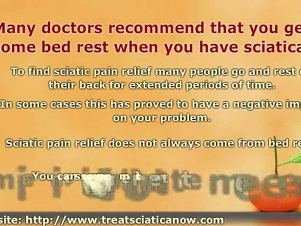 Do You Want Sciatic Pain Relief?