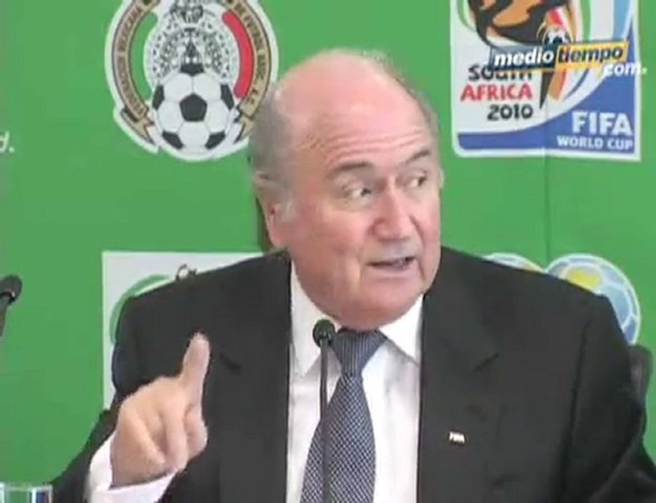 Medio Tiempo.com - Joseph Blatter habla sobre el futbol internacional