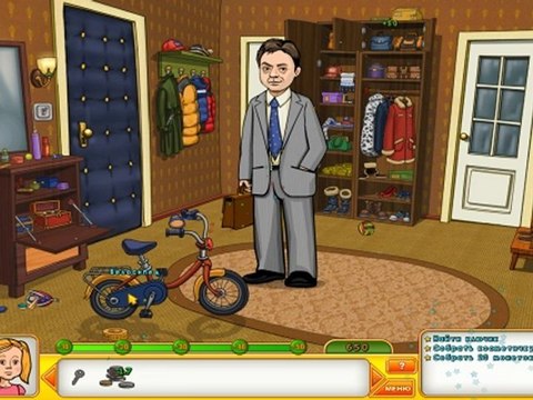 Прохождение игры Папины дочки. Прихожая