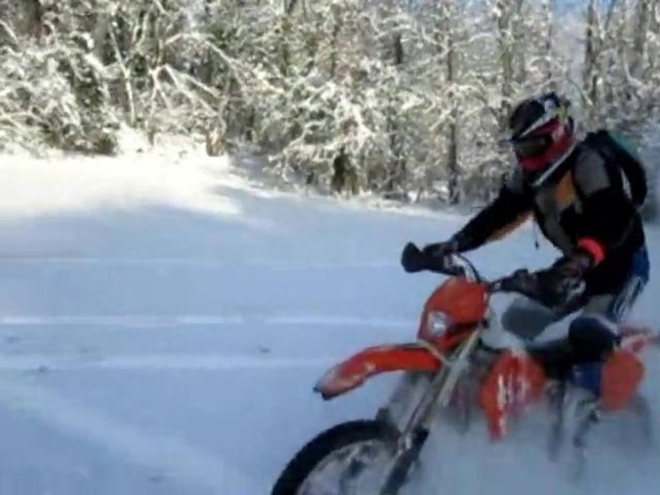 Enduro Neige Télethon 2010