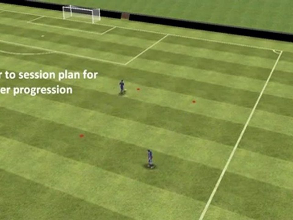 Soccer drill - Improve control pass and movement new soccer