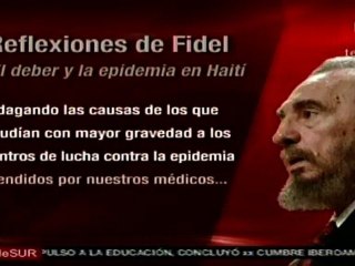 Fidel llama a la comunidad internacional a ayudar Haití