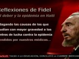 Fidel llama a la comunidad internacional a ayudar Haití