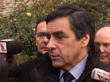 François Fillon à cherbourg pour rassurer les sinistrés