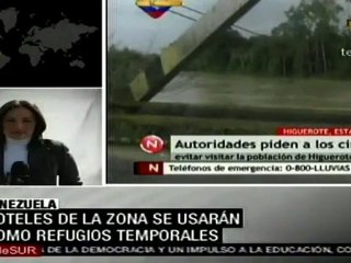 Venezuela; autoridades siguen evacuaciones en las zonas afec