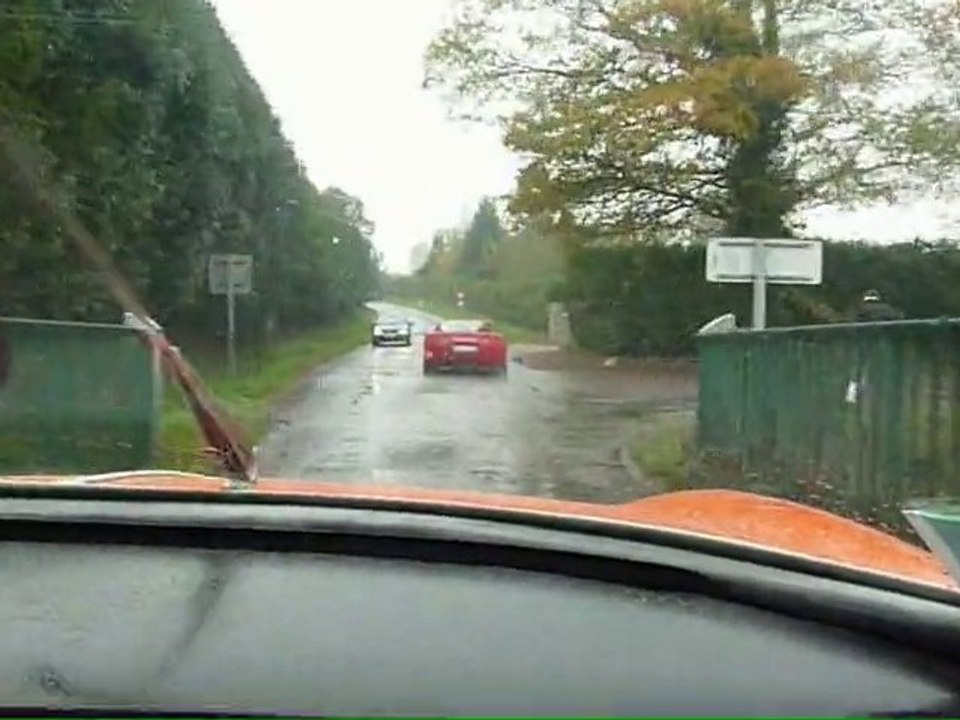 essai Lotus,Corvette,Alpine aux étangs d'apigné