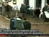 Portugal sufre los efectos del mal tiempo