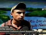 Con murales y radios, jóvenes nicaragüenses refieren al conflicto limítrofe