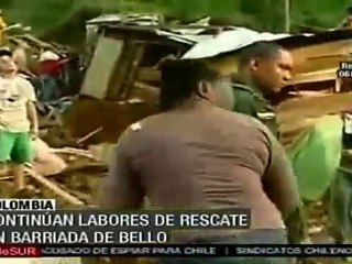 Duelo nacional e intentos de rescate tras alud en Colombia